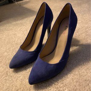 Blue High Heels